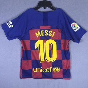 FC Barcelona jersey 2019/2020 Nike Authentic Dri Fit‎ Messi Size Youth 20